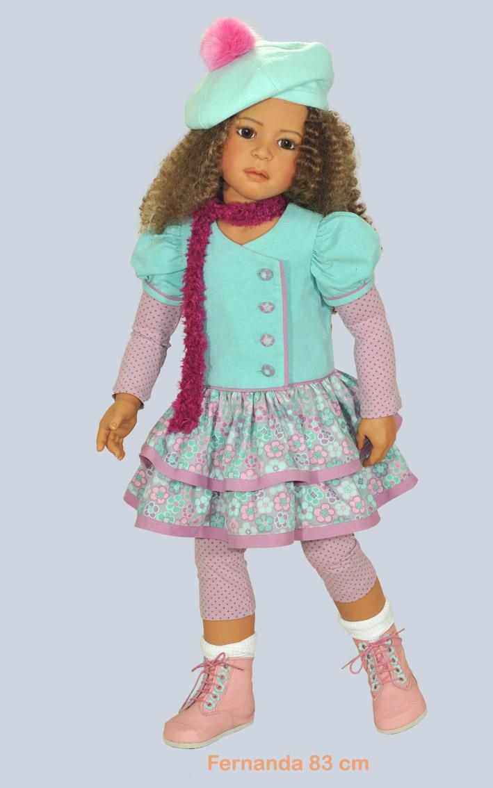 Студийная коллекционная виниловая кукла Fernanda от Heidi Plusczok, коллекция 2016 года