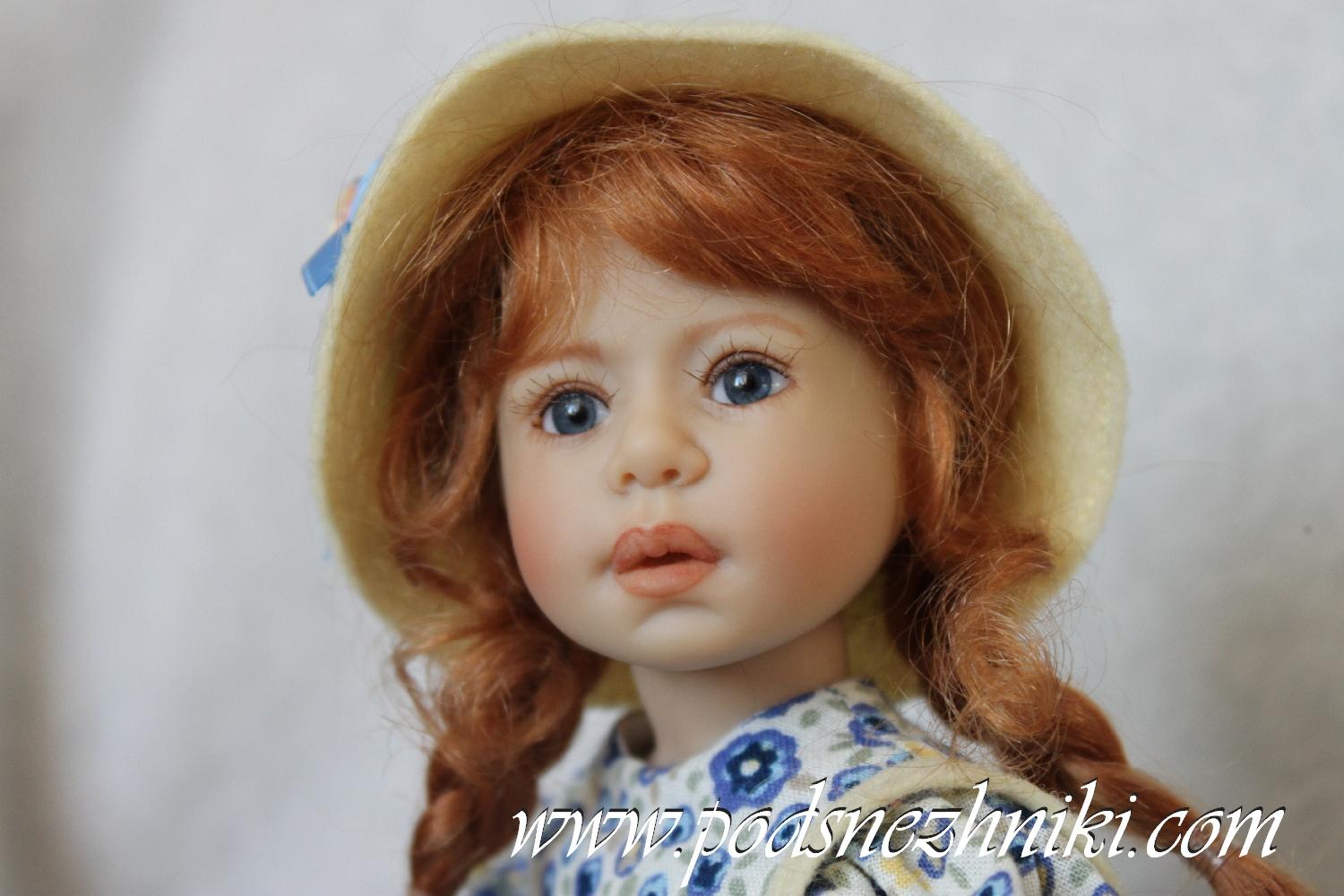 Студийная коллекционная виниловая кукла Peppina от Heidi Plusczok, коллекция 2016 года