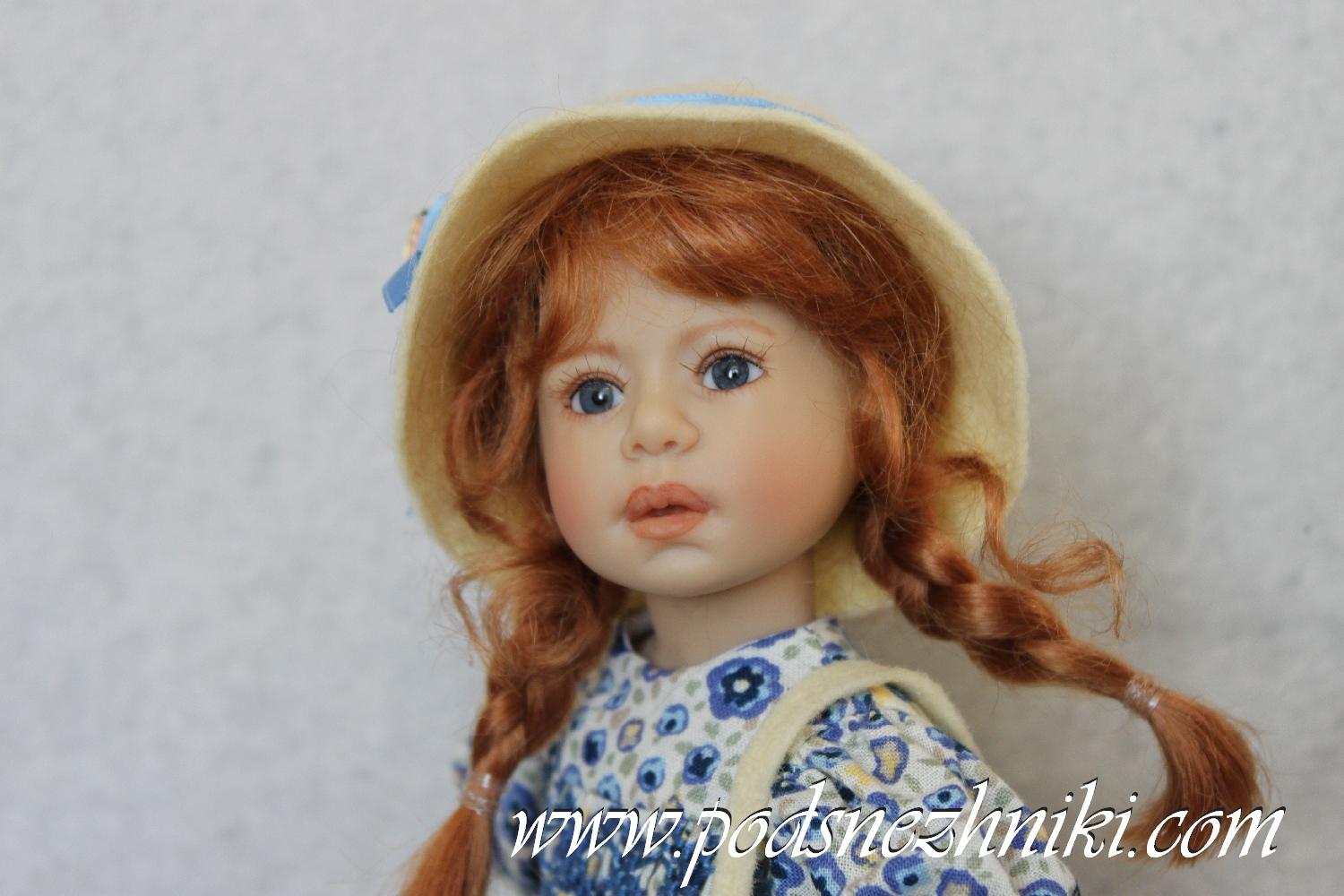 Студийная коллекционная виниловая кукла Peppina от Heidi Plusczok, коллекция 2016 года