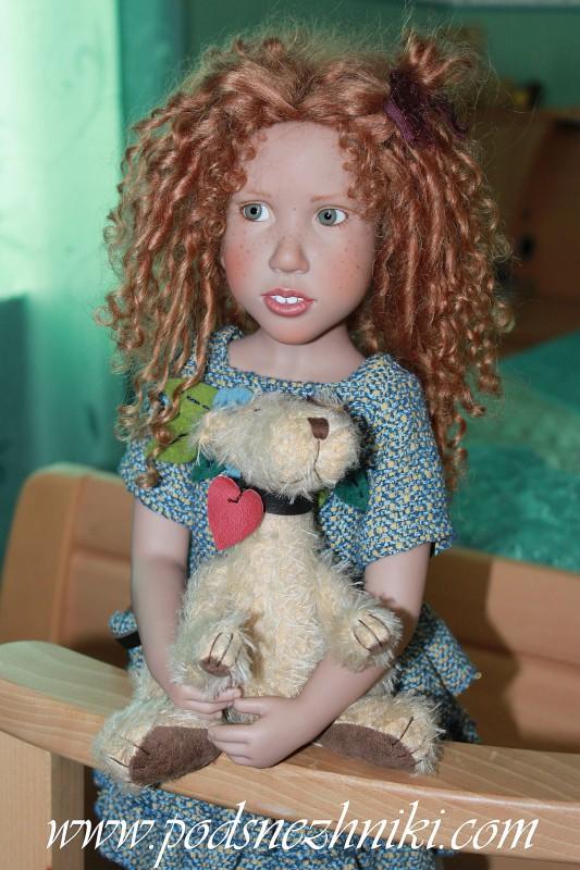 Коллекционная кукла Alexa mit Hund от Zwergnase