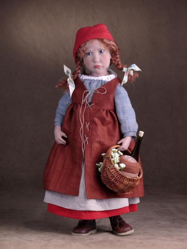 Коллекционная кукла Zwergnase Rotkaepchen (Красная Шапочка )