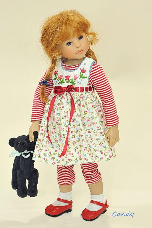 Студийная коллекционная виниловая кукла Candy от  Heidi Plusczok, коллекция 2015 года
