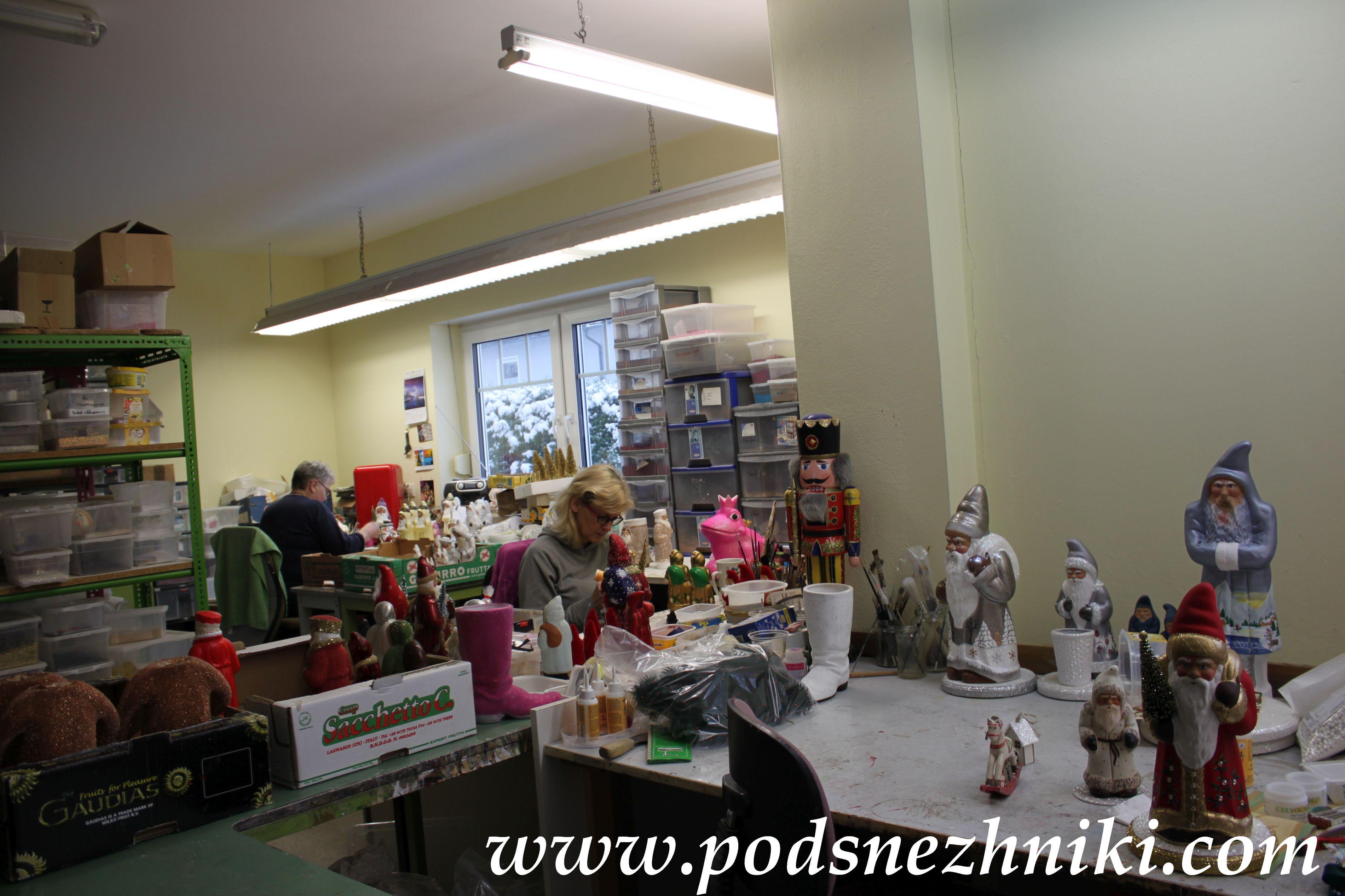 Кукольное Рождество в Германии. Деды Морозы Schaller