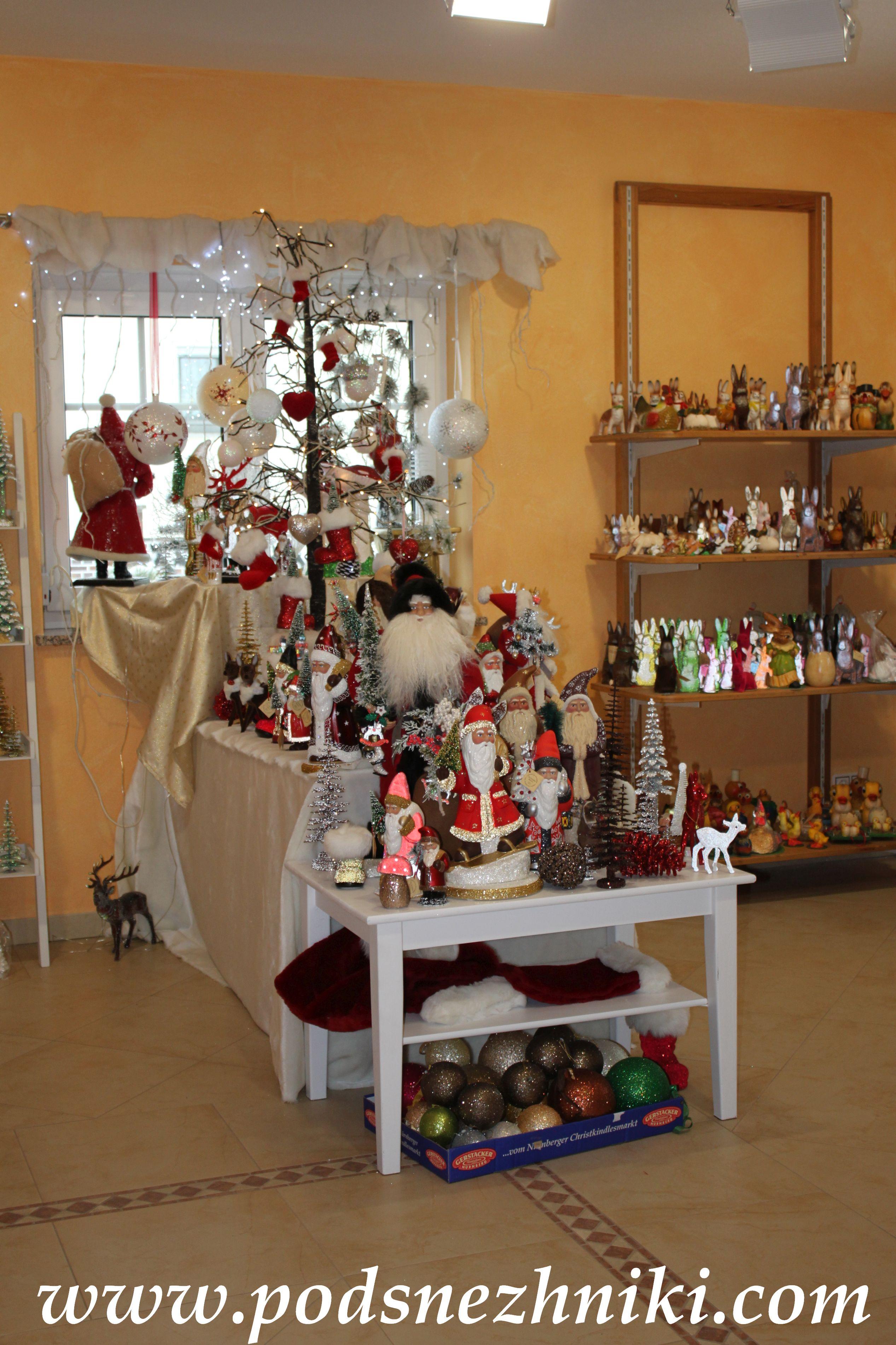 Кукольное Рождество в Германии. Деды Морозы Schaller