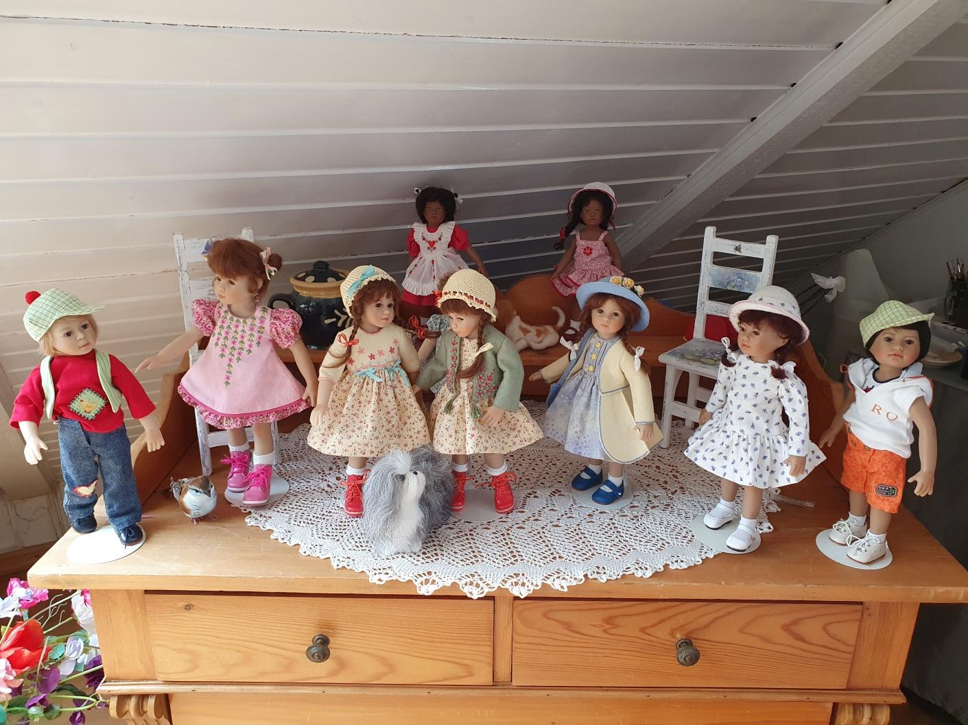 Schildkrot dolls, Heidi Plusczok dolls, Spring 2021