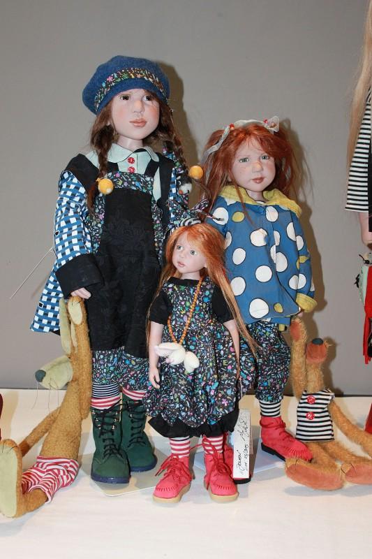 Коллекционная кукла Zwergnase Alessia с мишкой